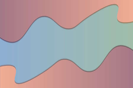 Flat geometric liquid shapes: Gradient colored abstract modern graphic elements template with copy...