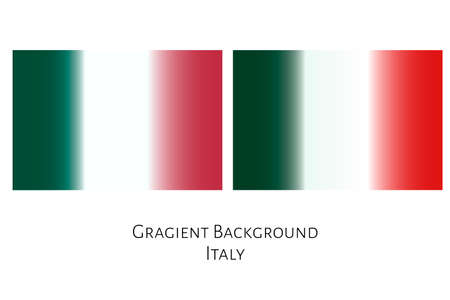 Italy national flag colors gradient. Beautiful traditional background template for covers, websites, invitations, posters.Copy space and place for text. Vector EPS10 illustration.のイラスト素材