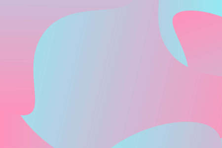 Trendy abstract background with pink and blue liquid shapes. Gradient color waves.Template for...