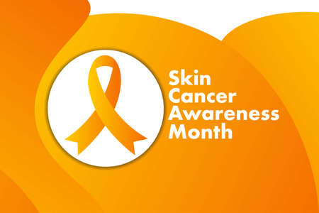 May is Skin Cancer Awareness Month concept. Template for background, banner, card, poster with text...