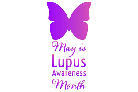 May is Lupus Awareness Month. Holiday concept. Template for background, banner, card, poster with...