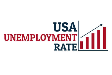 Unemployment concept. Template for background, banner, poster with text inscription.のイラスト素材