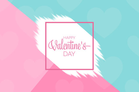 Happy Valentines Day. Holiday concept. Template for background, banner, card, poster with text inscription. Vector EPS10 illustration.のイラスト素材