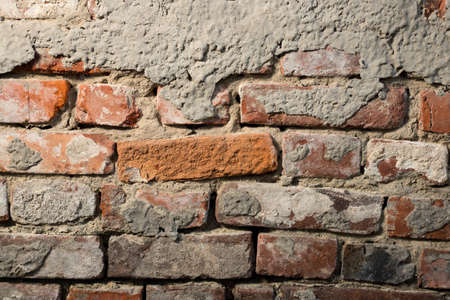Texture of a brick wall.の写真素材