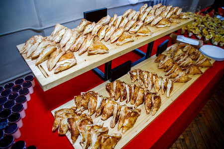Puffs at a large buffet.の写真素材