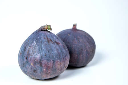 figs on white background. two thingsの写真素材