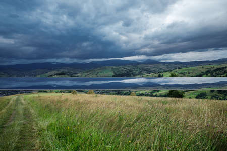 The Carpathians are a beautiful country of mountains. Carpathians are located in Ukraine. In the Carpathians, beautiful nature and many good people.の写真素材