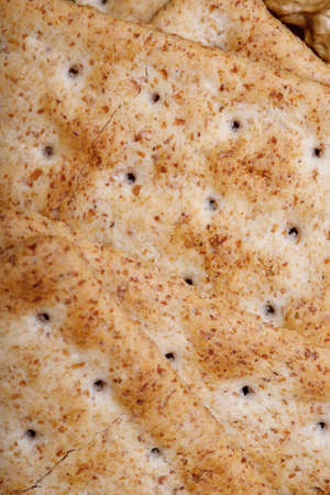 delicious wheat flour cookies and chocolate drops inside the prepared shortbread dough, homemade...