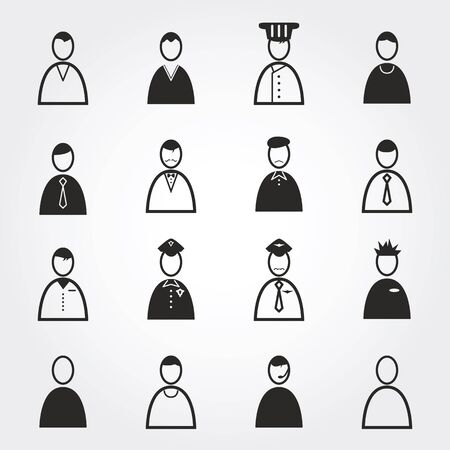 people iconsの写真素材