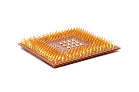 Processor and motherboard, circuit of high technology.の写真素材