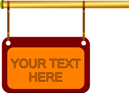 The advertising boardのイラスト素材