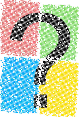 Abstract question grunge backgroundのイラスト素材