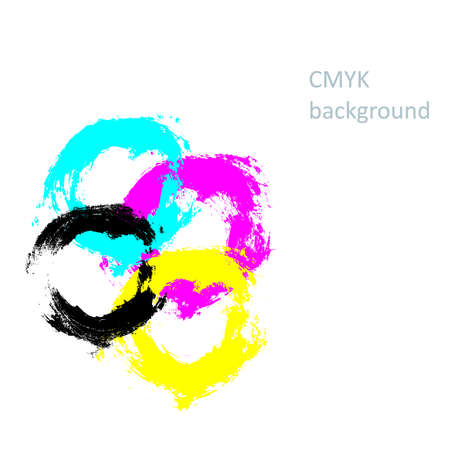 CMYK abstract backgroundのイラスト素材