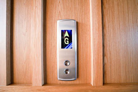 Elevator button for modern technologyの写真素材