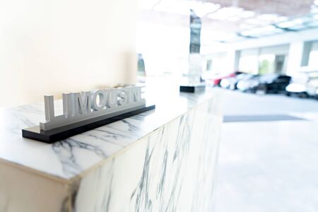 Limousine counter for tourist services for traveling