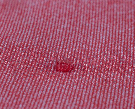 Close up water drop on wool