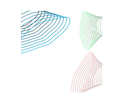Color line for technology background