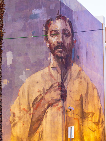 Las Vegas, NV, USA - September 22, 2017:  Art, murals, signs and public spaces at the 2017 Life is Beautiful music festival staged in downtown Las Vegas.のeditorial素材