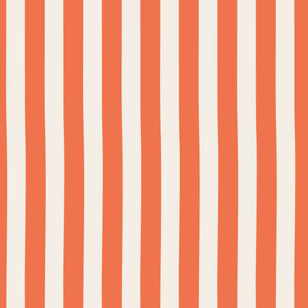 Vertical orange lines, vintage style. Vector seamless pattern.のイラスト素材