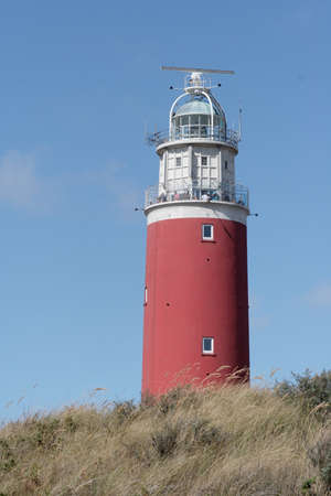 Leuchtturm auf Texel - Lighthouse at Tesselの写真素材