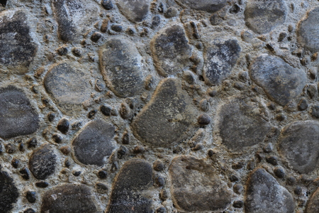 Natural stone pieces tiles for wallsの写真素材