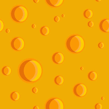 Seamless texture of a cheese with holesのイラスト素材