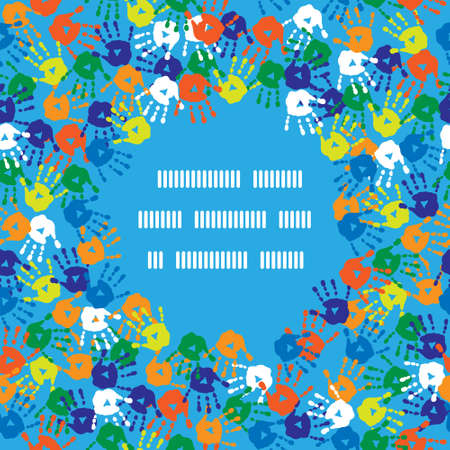 Seamless background of an palm printsのイラスト素材