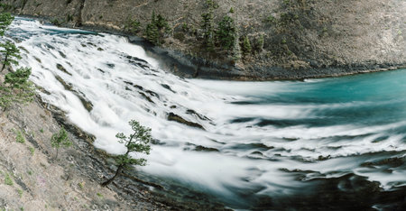 Sail boat in the middle of dark ocean aerial viewの写真素材