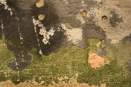 Ancient wall, background, texture, plaster, shabby paint, old cement plaster ancient shabby paint,の写真素材