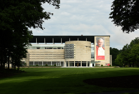 Washington, DC - June 01, 2018: Saint John Paul II National Shrine in Washington, DCのeditorial素材