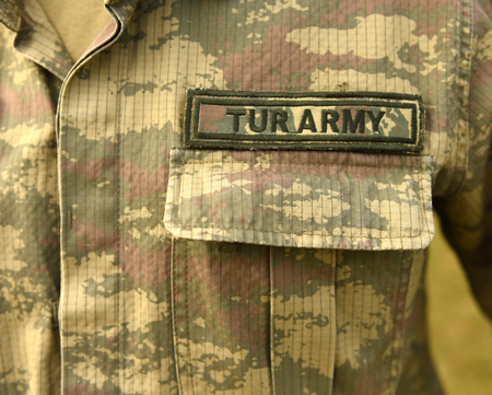 Turkish army uniform. Turkey troopsの写真素材