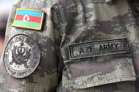 Azerbaijan military uniform. Azerbaijan army. Azerbaijani troops