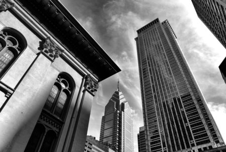 Philadelphia cityscape. Downtown of Philadelphia, PA, USAのeditorial素材