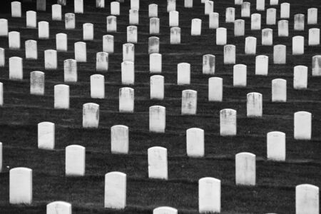 Washington, DC - June 01, 2018: Arlington National Cemetery.のeditorial素材