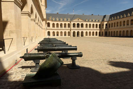Paris, France - August 30, 2019: Les Invalides, the National Residence of the Invalids in Paris.のeditorial素材