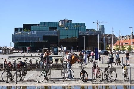 Copenhagen, Denmark - August 1, 2024: The Danish Architecture Center or DAC (Dansk Arkitektur Center).のeditorial素材