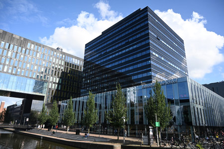 Amsterdam, Netherlands - August 26, 2024: Amsterdam Law School of the University of Amsterdam.