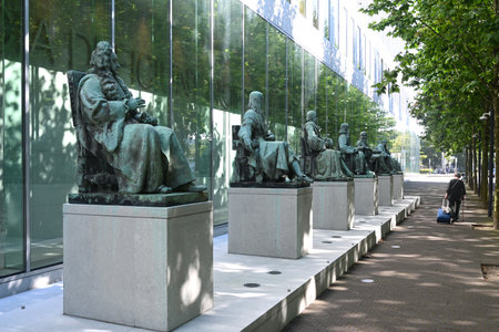 The Hague, Netherlands - August 28, 2024: Supreme Court of the Netherlands (Hoge Raad der Nederlanden) in The Hague.のeditorial素材