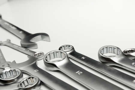 The wrench steel tools for repairの写真素材