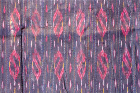 Thai silk  pattern hand made,Thailand textile style