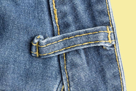Blue jeans fabric. Denim jeans texture or denim jeans background.