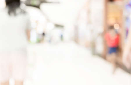 shopping mall store blurred on abstract or background.の写真素材