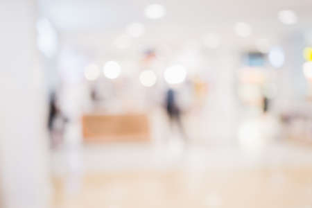 abstract shopping mall store blurred on backgroundの写真素材