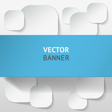 Vector infographic origami banners set.のイラスト素材