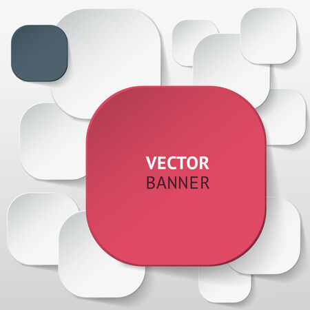 Vector infographic origami banners set.のイラスト素材