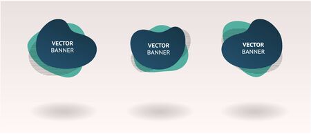 Vector set of abstract creative backgrounds in minimal trendy style. Simple, stylish and minimal designs for banners.のイラスト素材