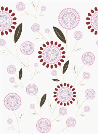 pink closeup floral sampleのイラスト素材