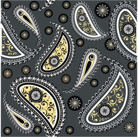 Paisley backgroundのイラスト素材