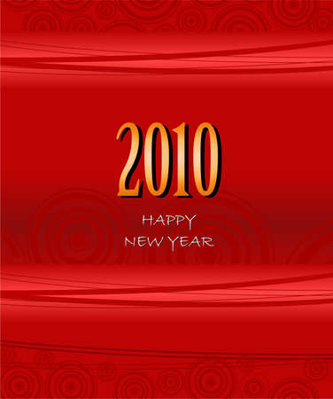 happy new year cardのイラスト素材