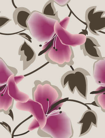 floral sampleのイラスト素材